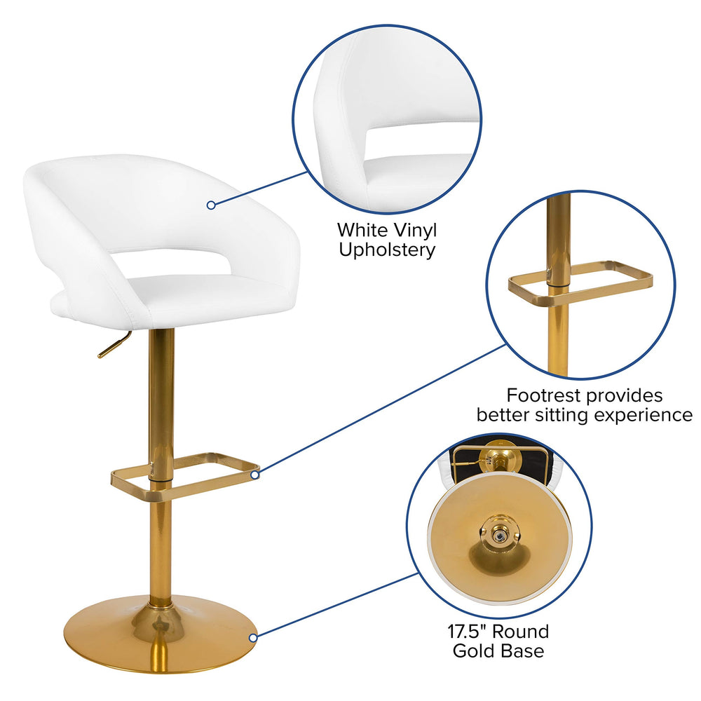 Erik Contemporary Barstool (Set of 2) - From Where Finds - 