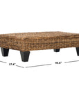 Esin Wicker Coffee Table - From Where - 