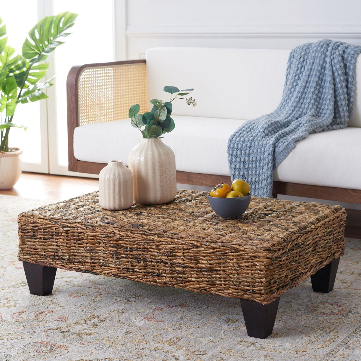 Esin Wicker Coffee Table - From Where - 