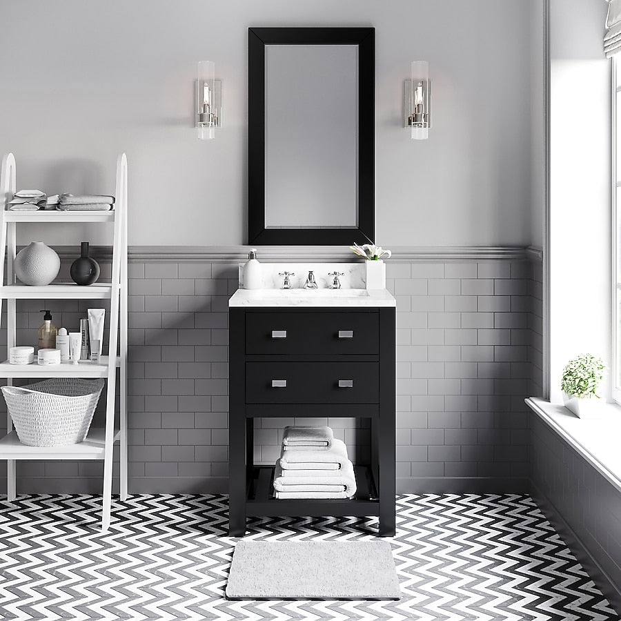 Espresso Undermount Single Sink Vanity - From Where - 