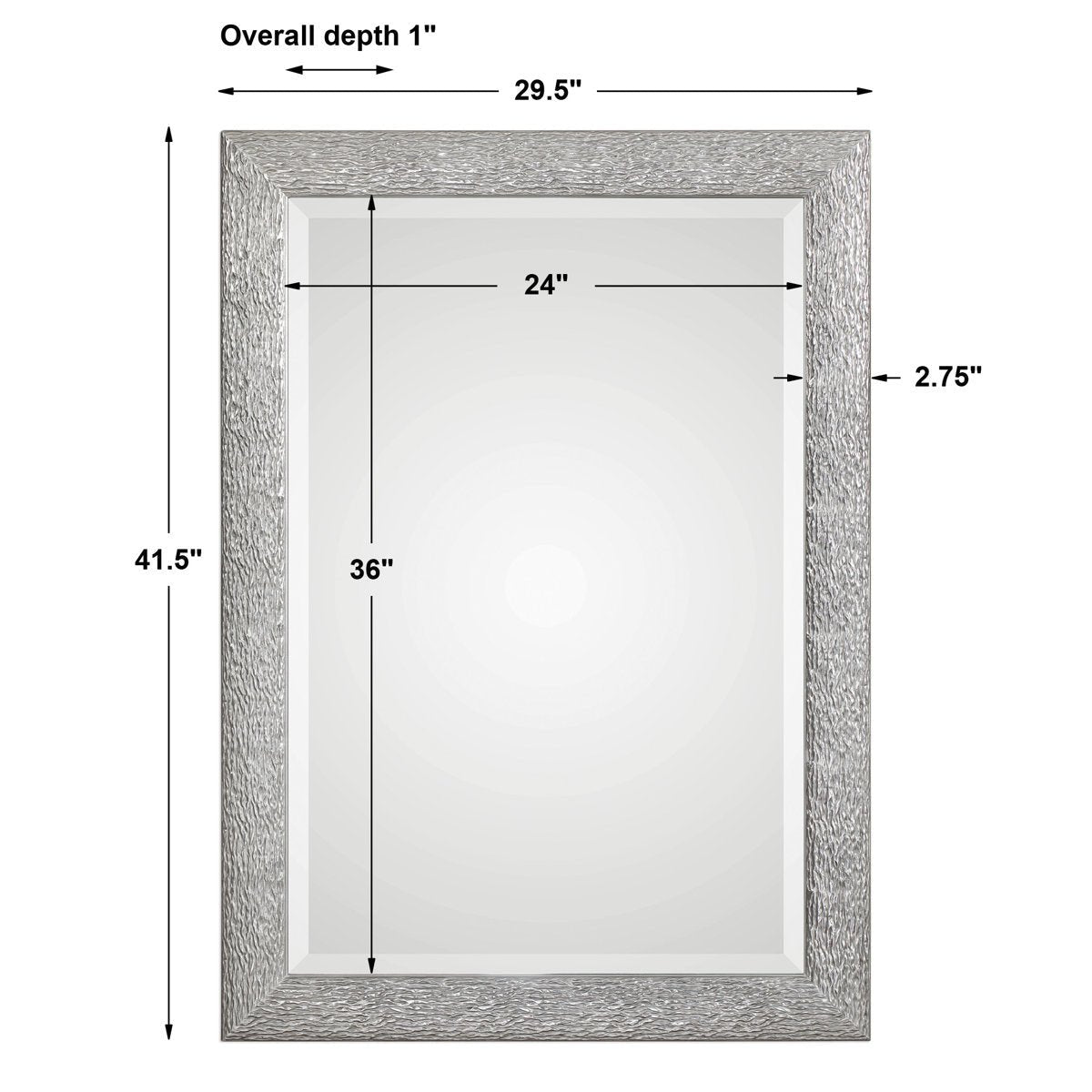 Estilla Flat Wall Mirror - From Where - 