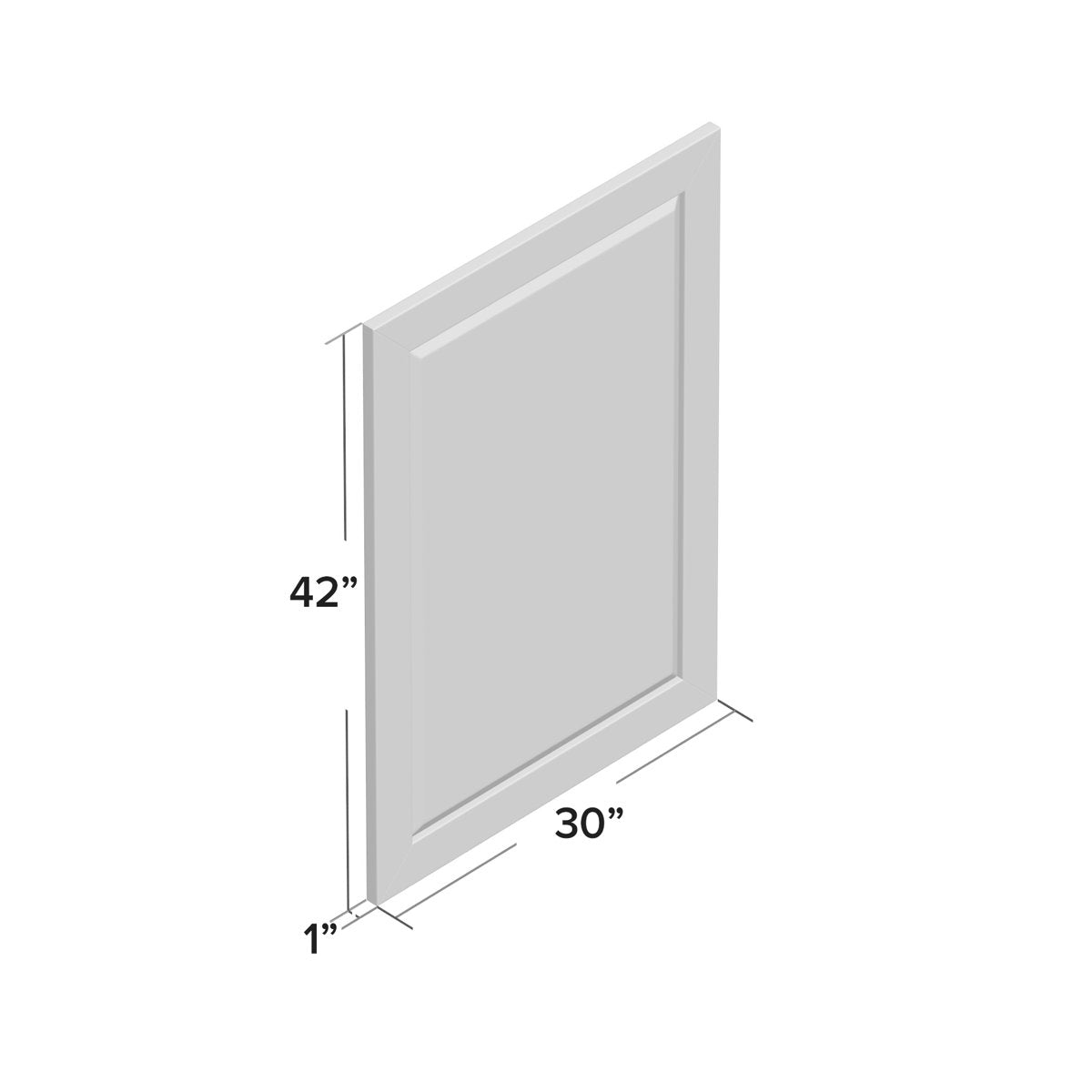 Estilla Flat Wall Mirror - From Where - 
