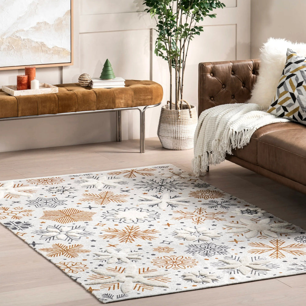Eudora Snowflake Rug - From Where Finds - 
