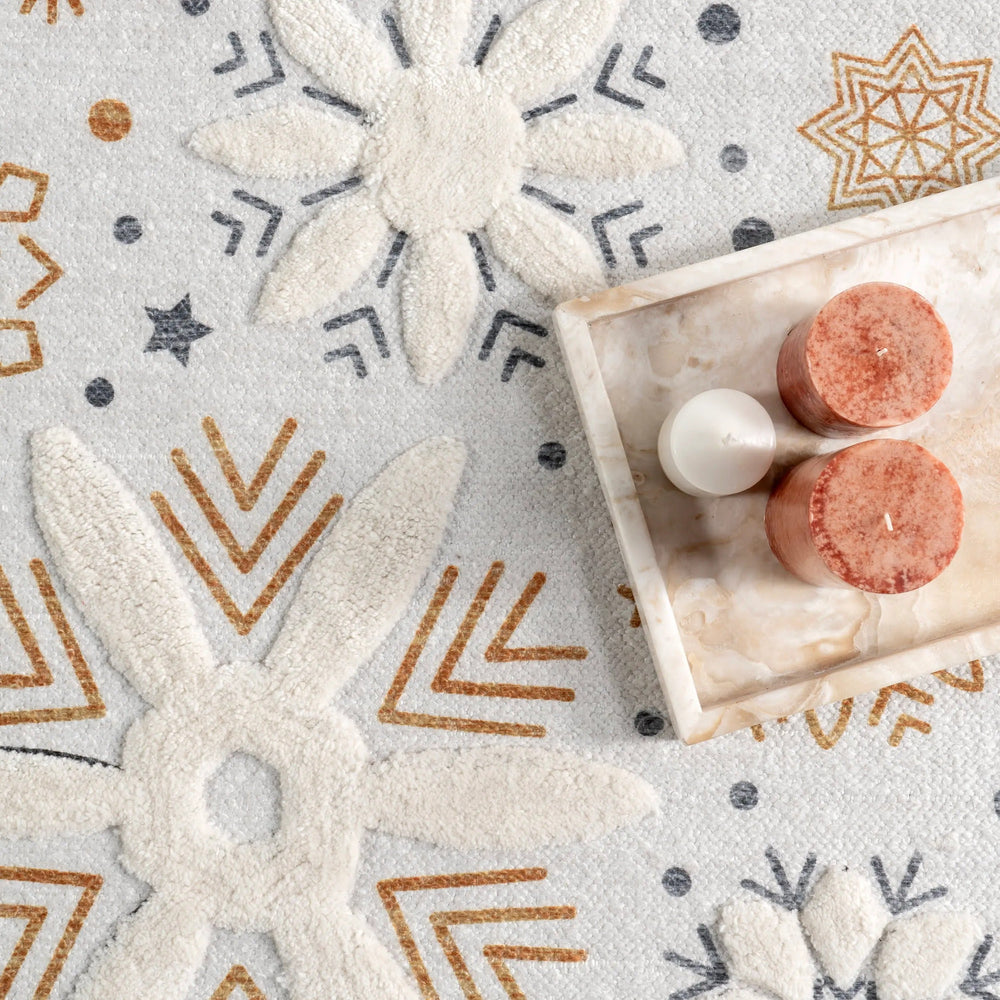 Eudora Snowflake Rug - From Where Finds - 