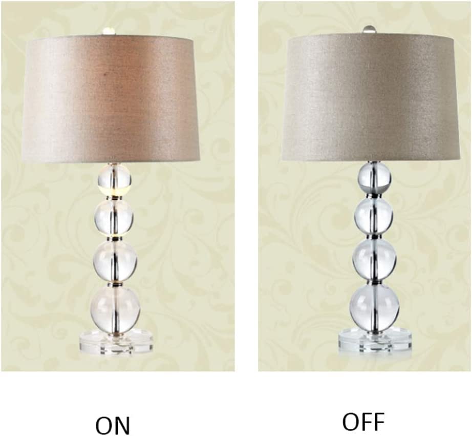 European Crystal Ball Bedside Lamp - From Where - 