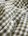 European Linen Gingham Duvet Cover Set - From Where Finds -