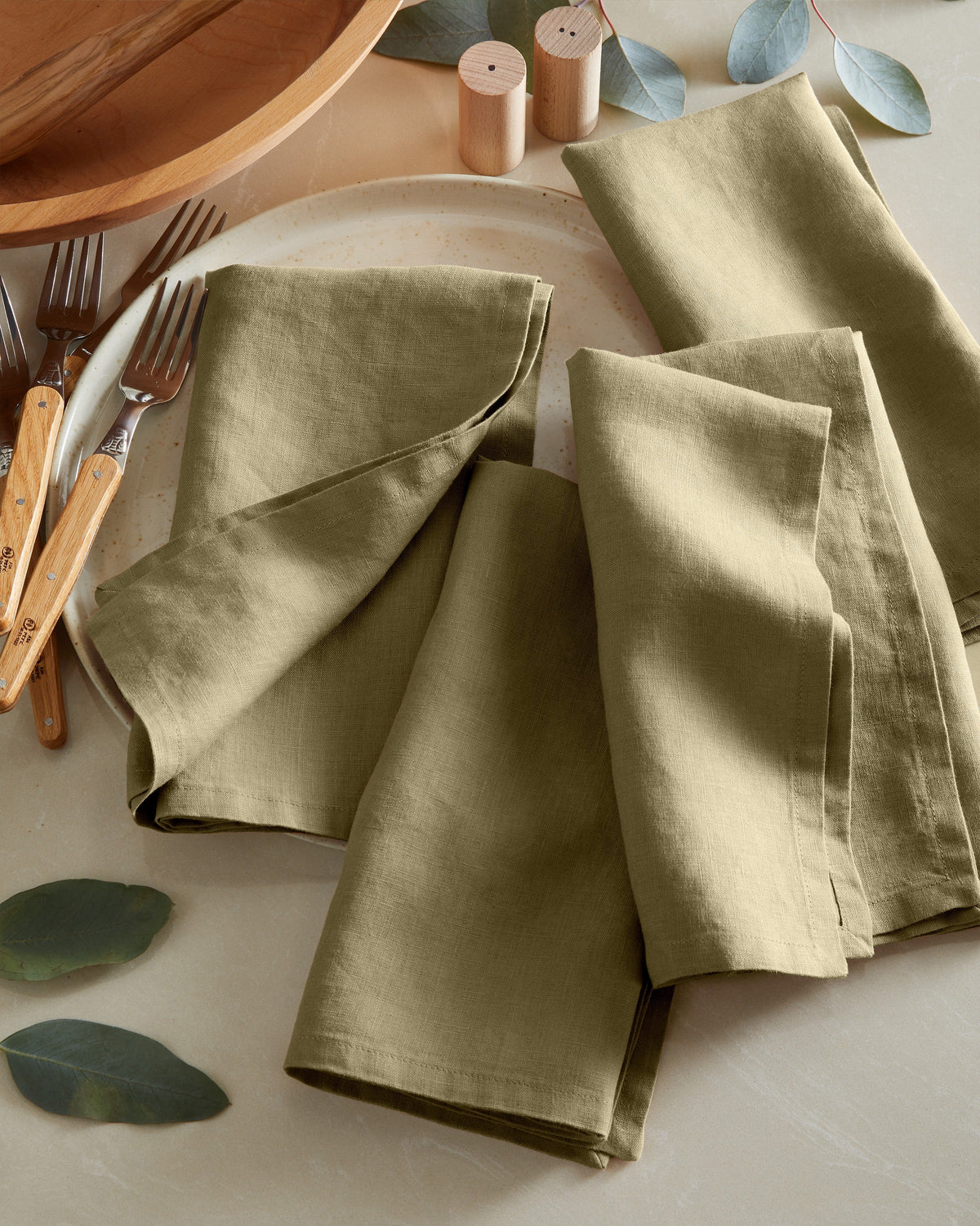 European Linen Napkins (Set of 4) - From Where Finds -