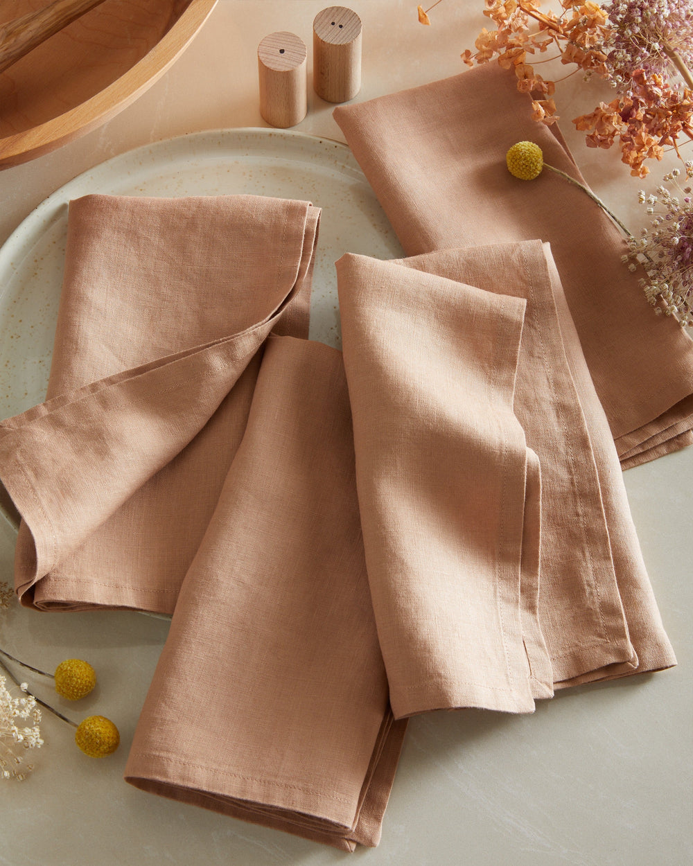 European Linen Napkins (Set of 4) - From Where Finds -