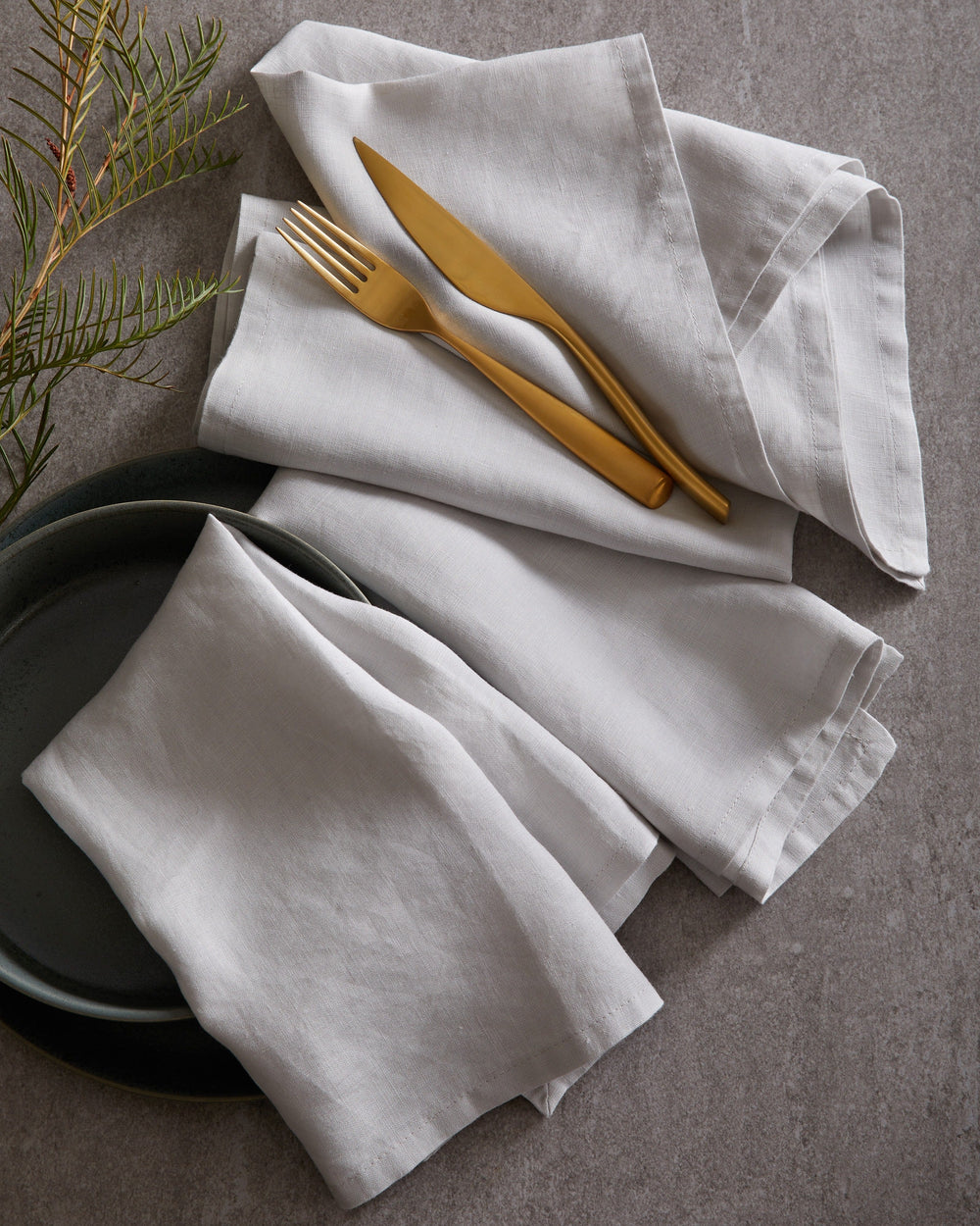 European Linen Napkins (Set of 4) - From Where Finds -