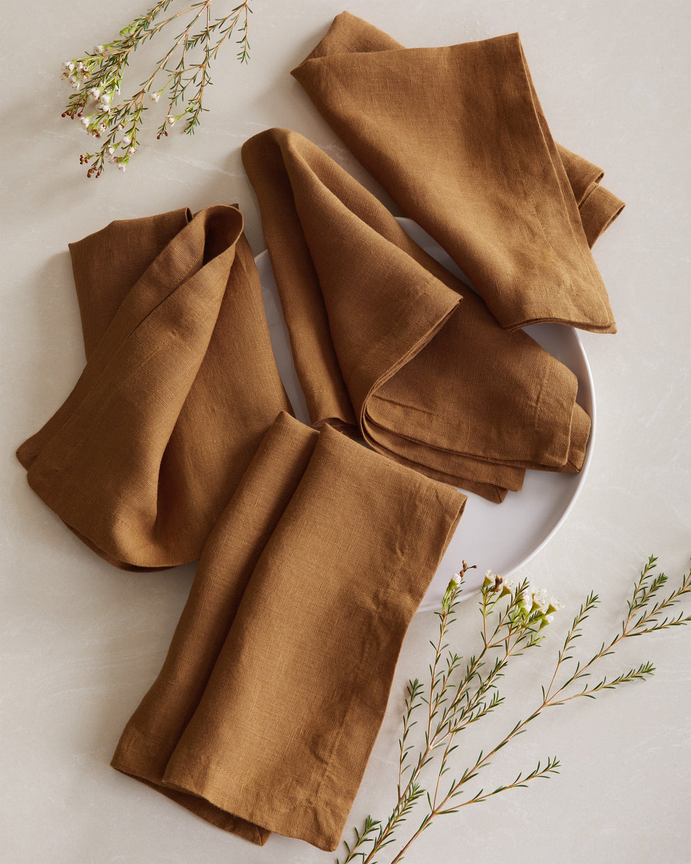 European Linen Napkins (Set of 4) - From Where Finds -