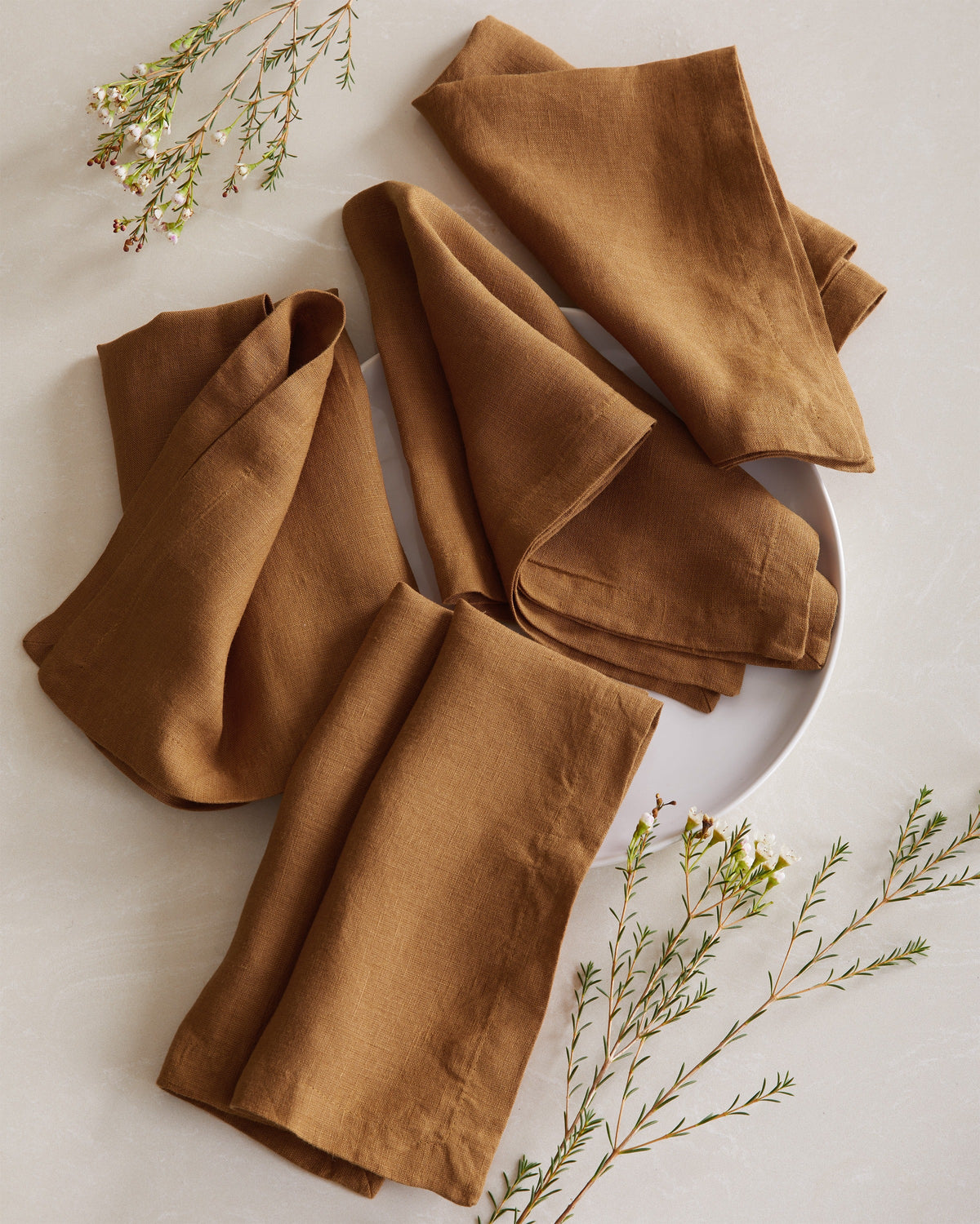 European Linen Napkins (Set of 4) - From Where Finds -