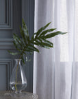 European Linen Sheer Curtain Set (Set of 2) - From Where Finds -