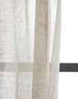 European Linen Sheer Curtain Set (Set of 2) - From Where Finds -