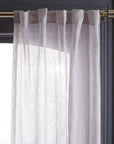 European Linen Sheer Curtain Set (Set of 2) - From Where Finds -
