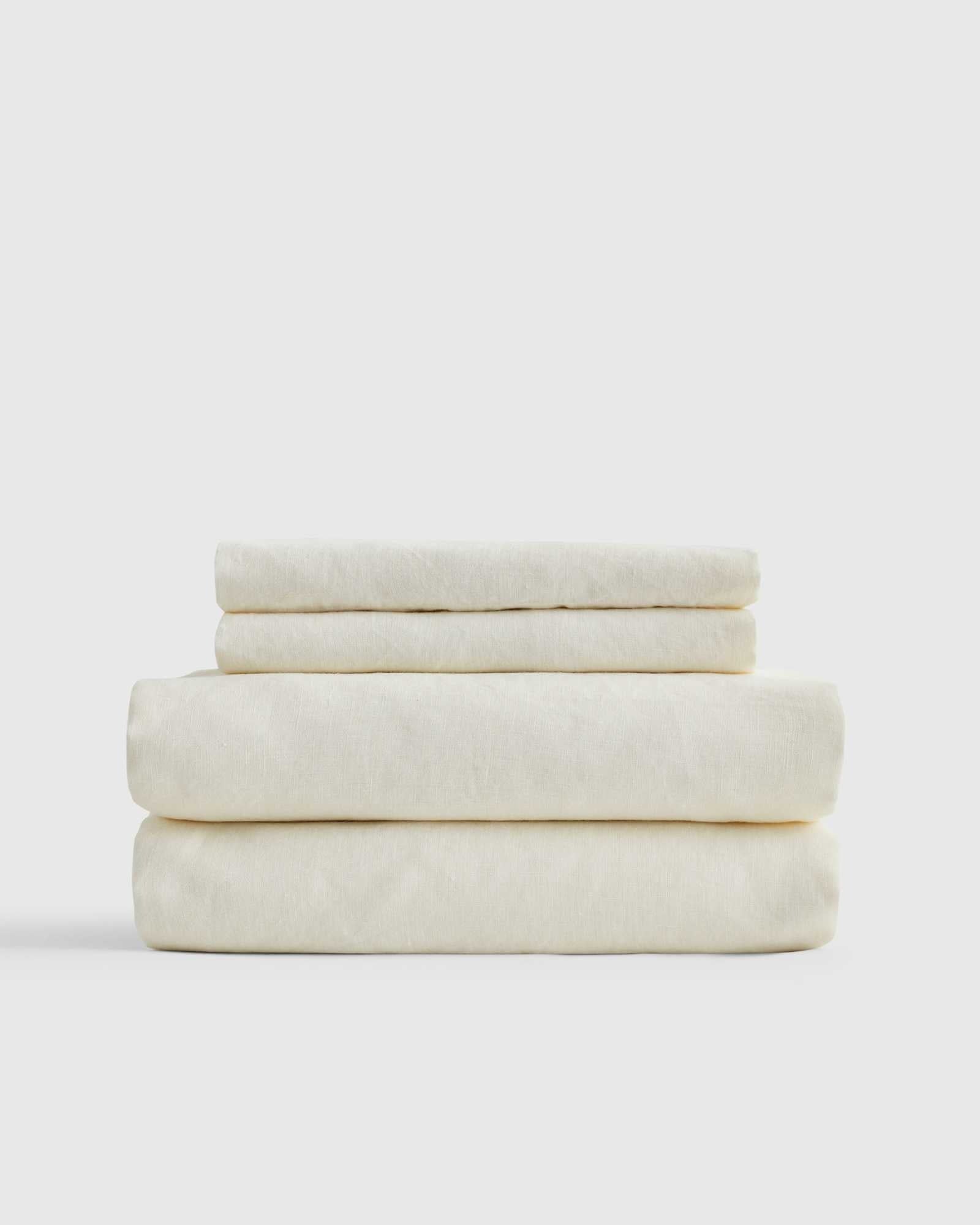 European Linen Sheet Set with Flat Sheet - From Where Finds - 