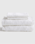 European Linen Sheet Set with Flat Sheet - From Where Finds - 