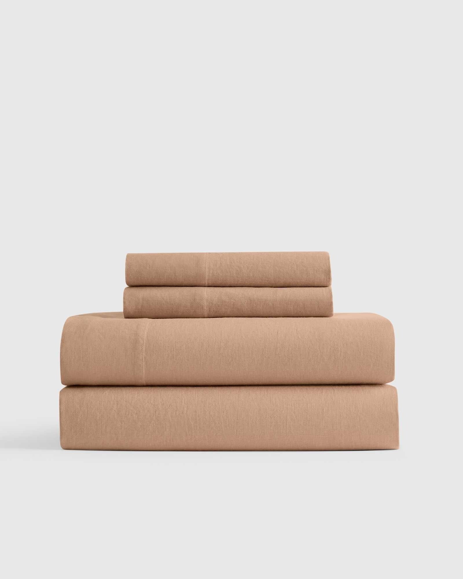 European Linen Sheet Set with Flat Sheet - From Where Finds - 