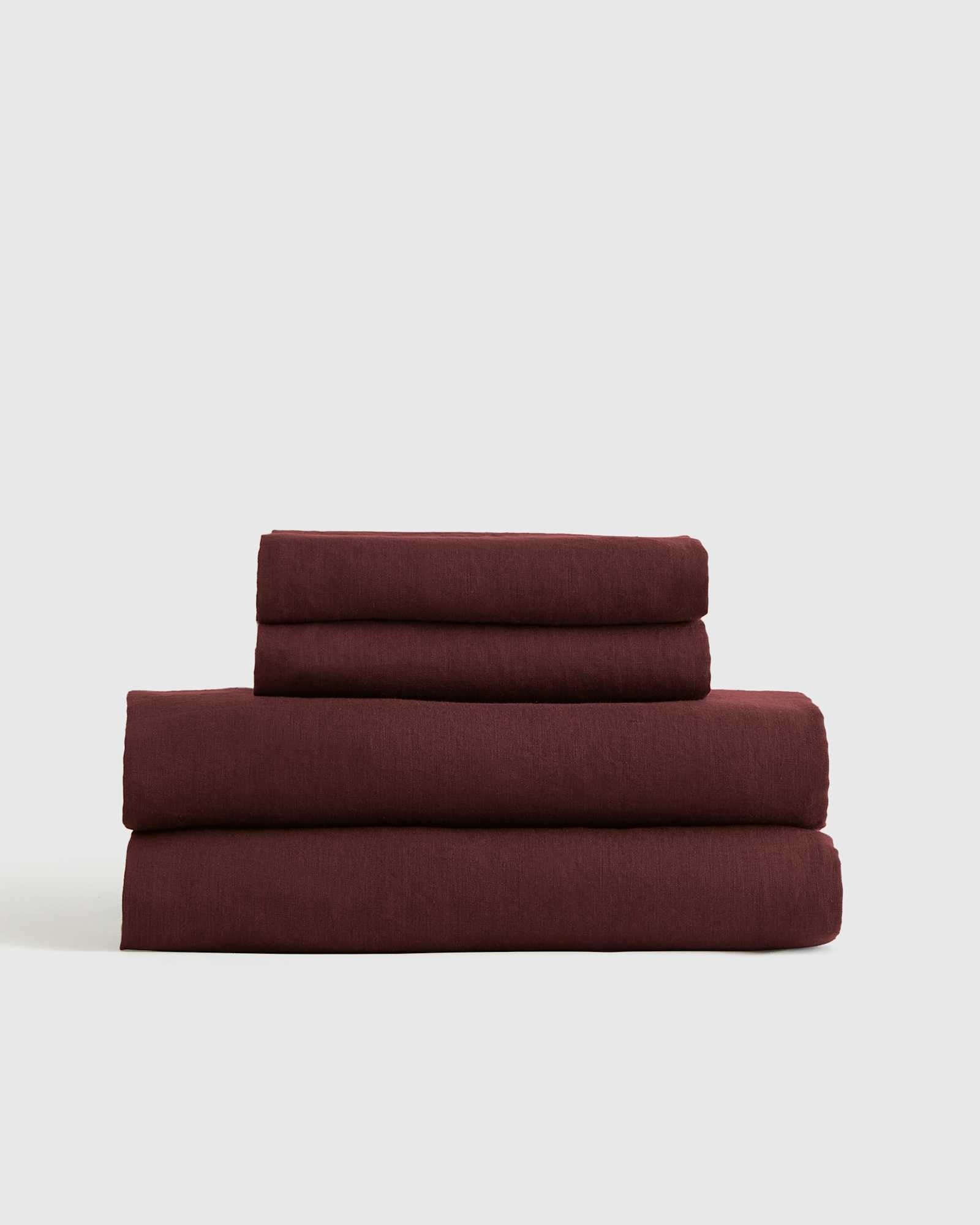 European Linen Sheet Set with Flat Sheet - From Where Finds - 