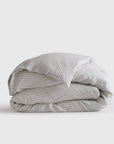 European Linen Stripe Duvet Cover - From Where Finds - 