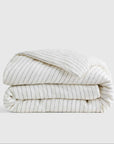European Linen Stripe Duvet Cover - From Where Finds - 