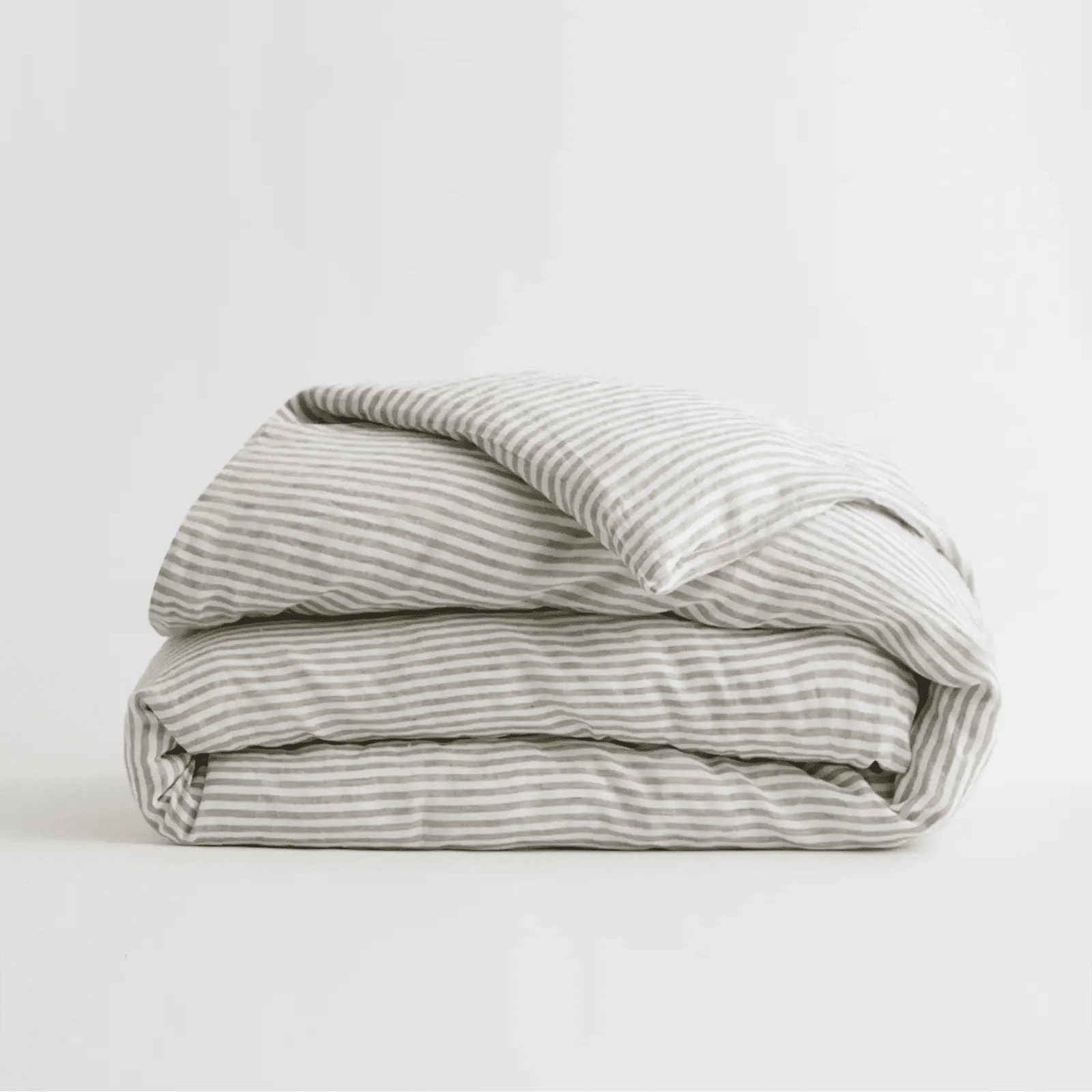 European Linen Stripe Duvet Cover - From Where Finds - 