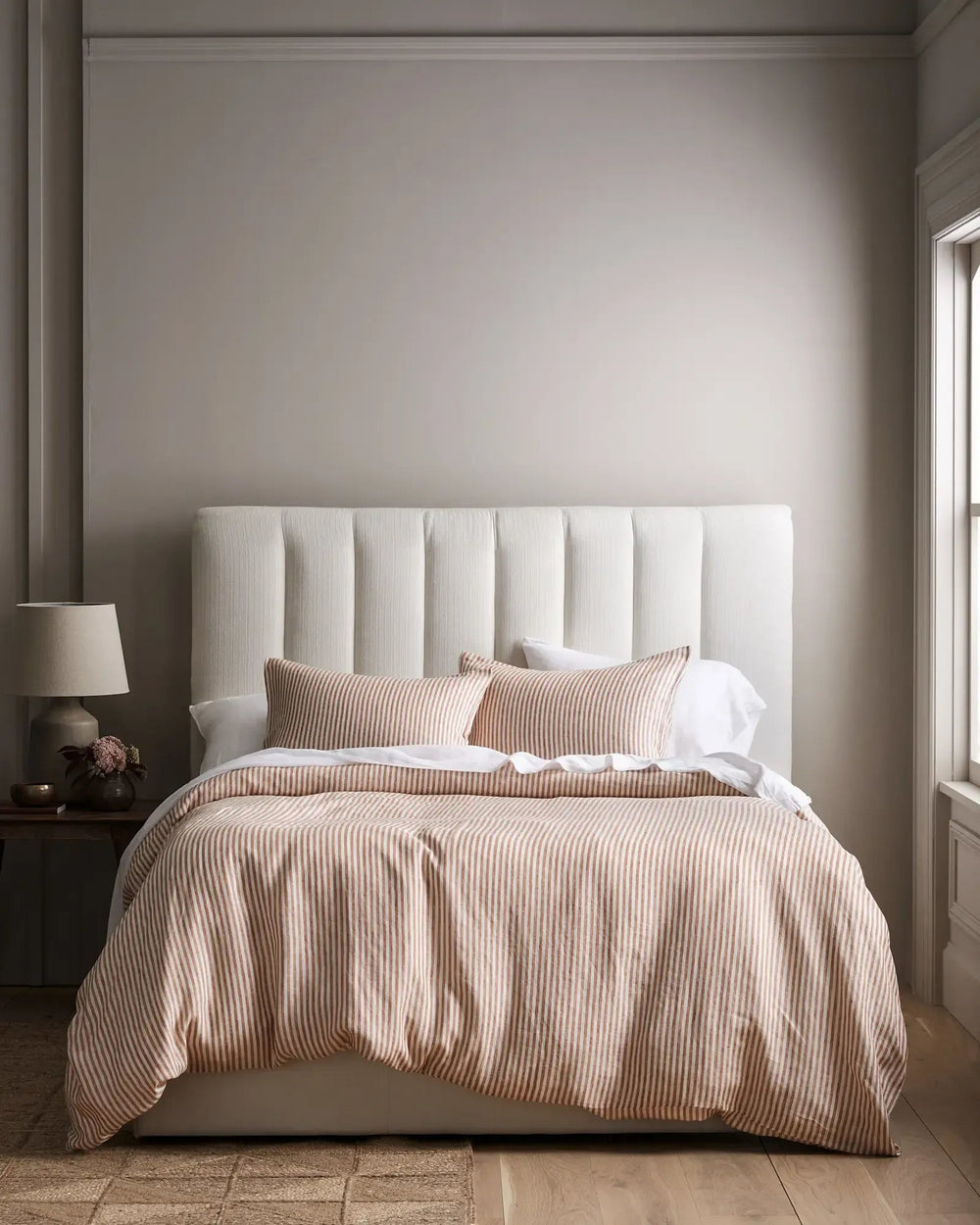 European Linen Stripe Duvet Cover - From Where Finds - 