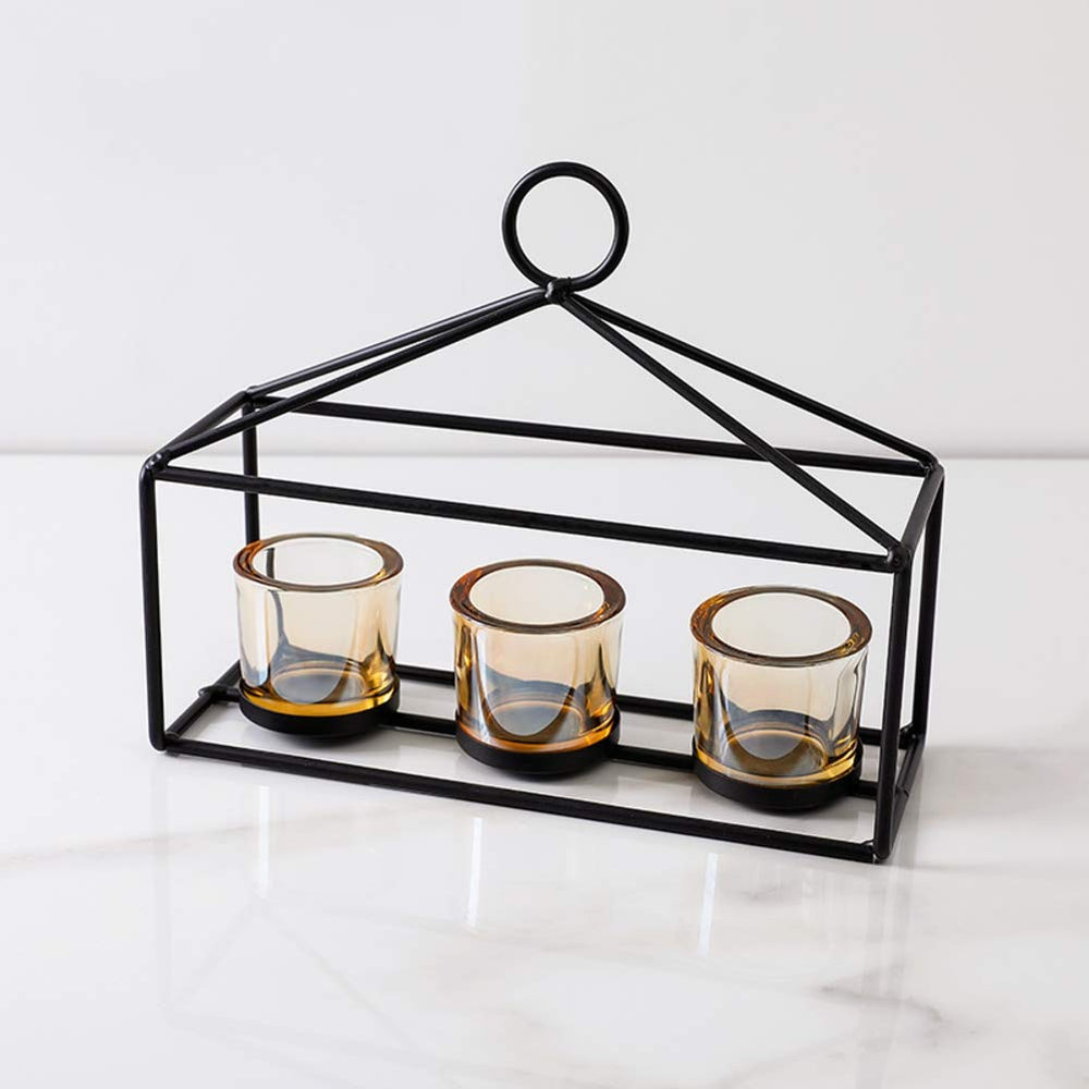 European Metal Candle Candelabra - From Where - 