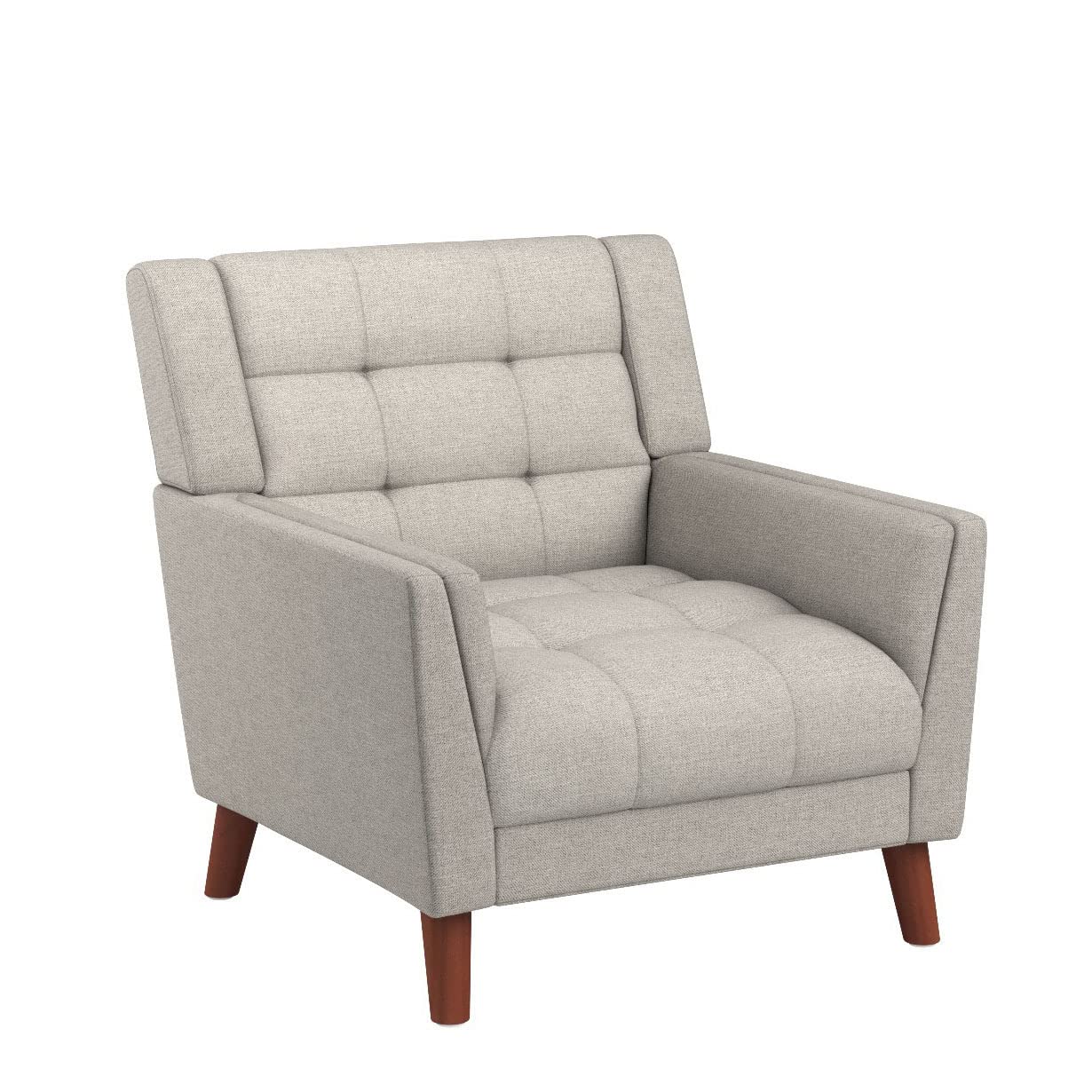 Evelyn Mid Century Fabric Arm Chair - From Where - 