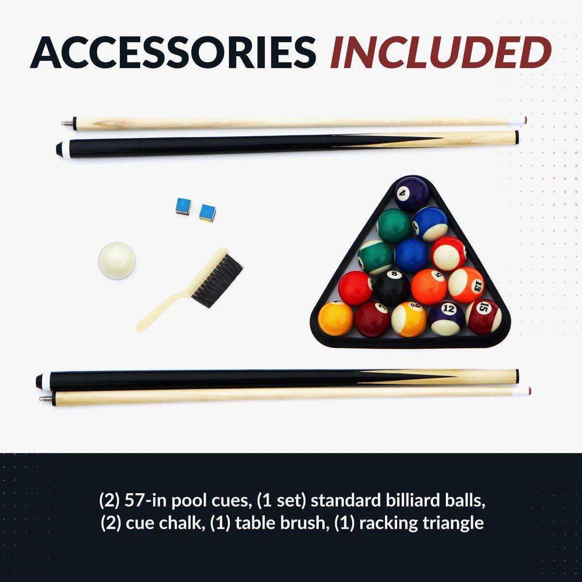 Excalibur 7' Pool Table - From Where - 