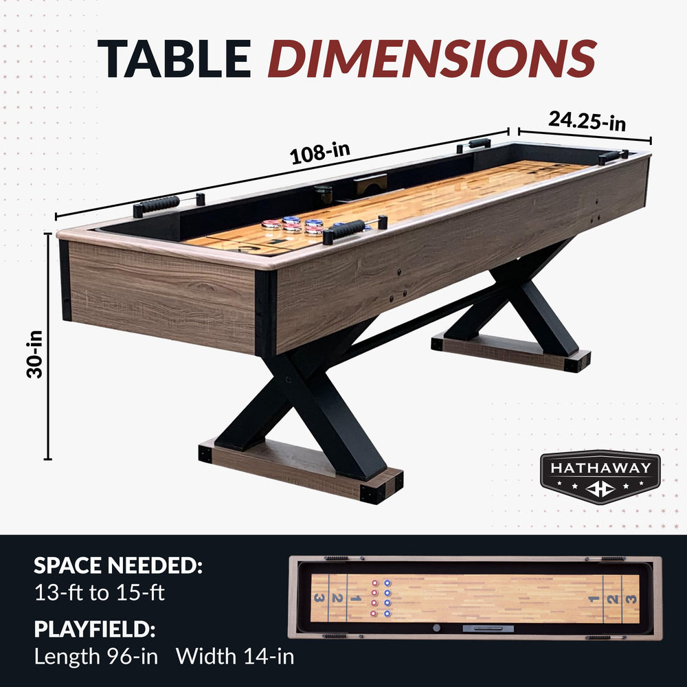 Excalibur 9 - Ft Shuffleboard Table - From Where - 