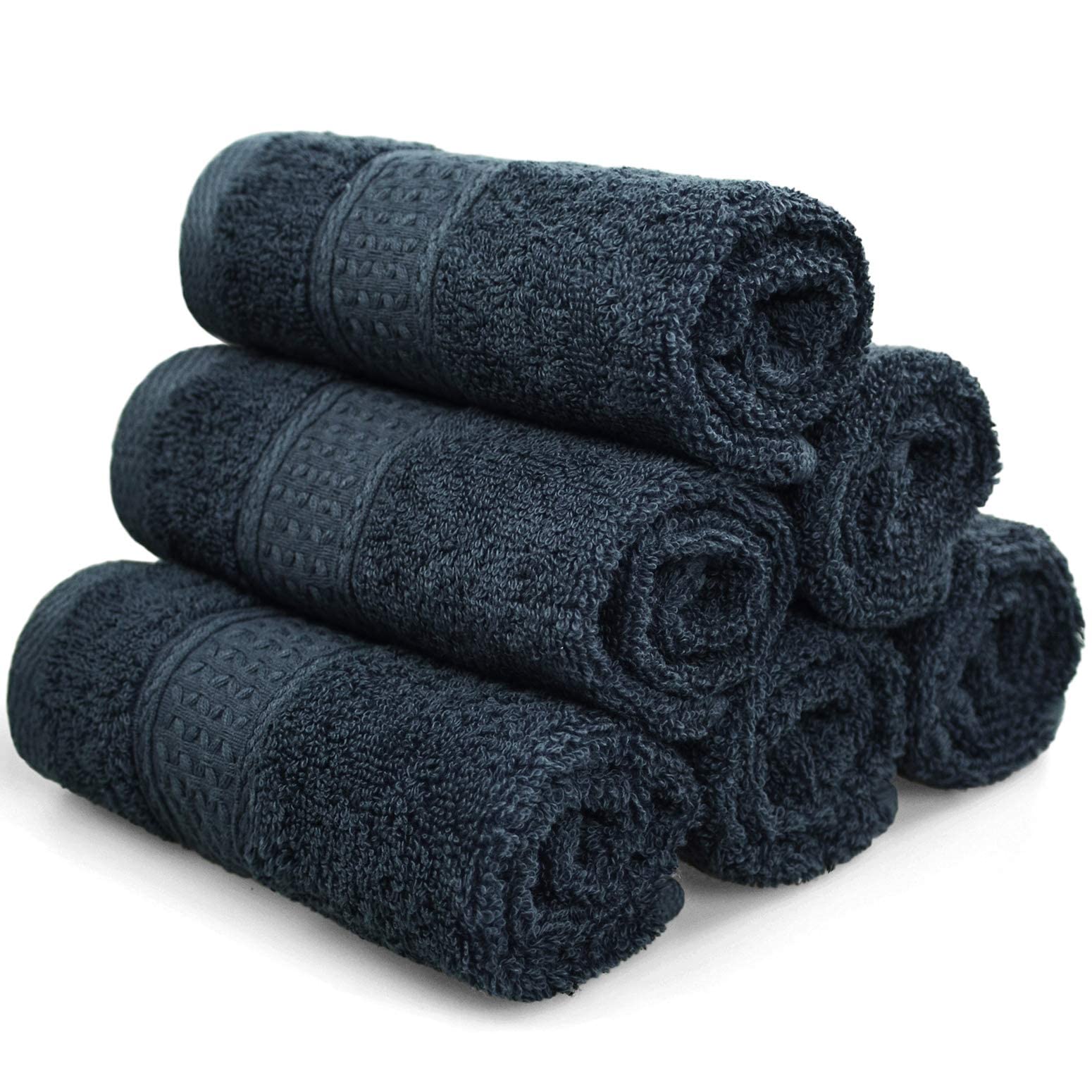 Extra Soft Wash Washcloths Set 6 - Pack - From Where - 
