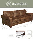 Ezra 88" Upholstered Sleeper Sofa - From Where - 