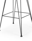 Lisa Outdoor Wicker Barstools with Cushions (Set of 2)