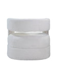 AC00233 - Accent Chair, White Teddy Sherpa - Yitua