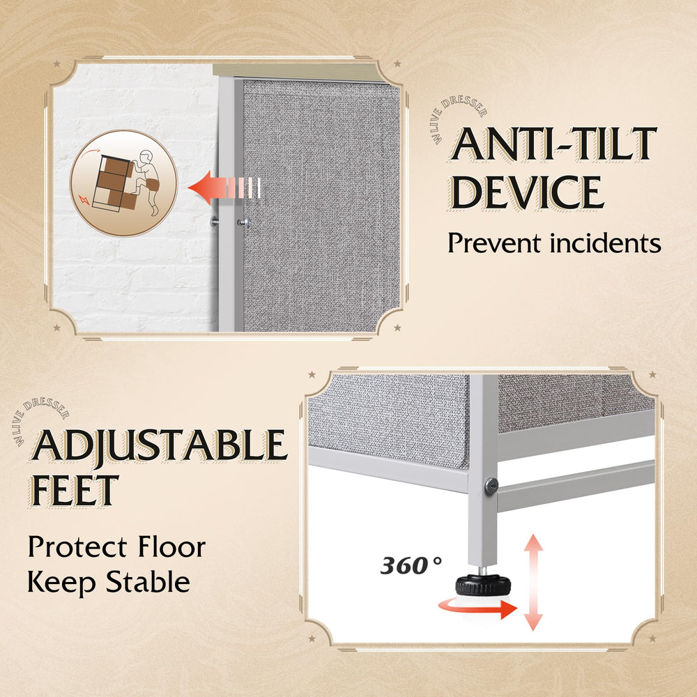 Fabric 9 - Drawer Dresser - From Where - 