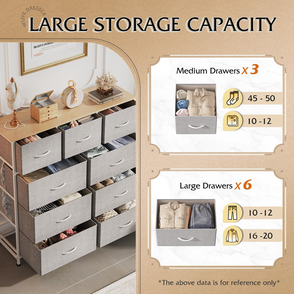 Fabric 9 - Drawer Dresser - From Where - 