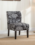 Fabric Armless Contemporary Accent Chair - From Where Finds - 