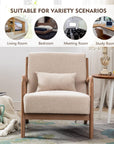 Fabric Lounge Reading Armchair (Set of 2) - From Where - 