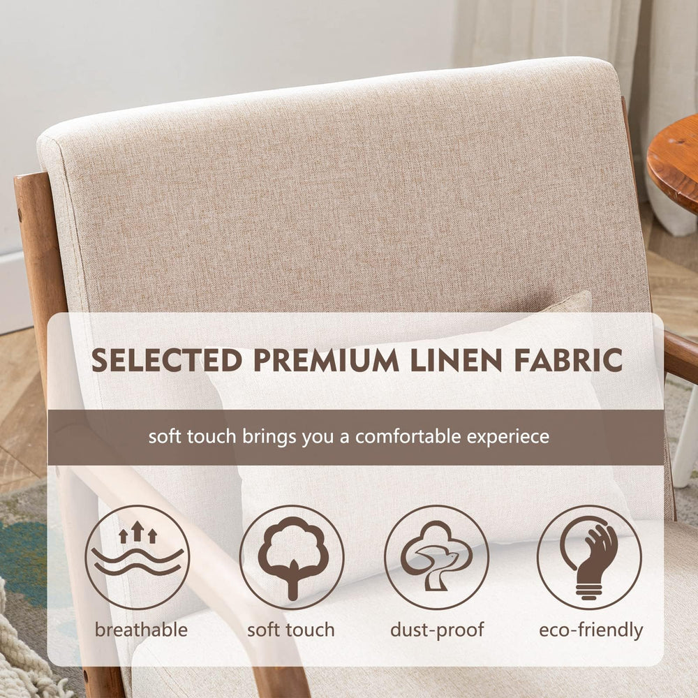 Fabric Lounge Reading Armchair (Set of 2) - From Where - 