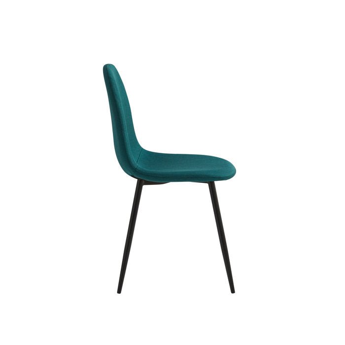Fabric Metal Side Dining Chair - From Where - 