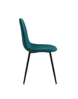 Fabric Metal Side Dining Chair - From Where - 