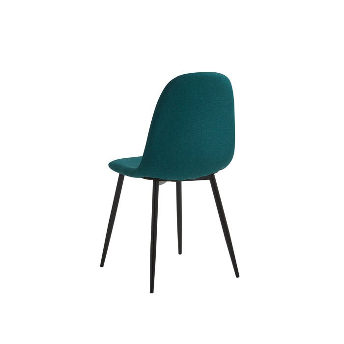Fabric Metal Side Dining Chair - From Where - 