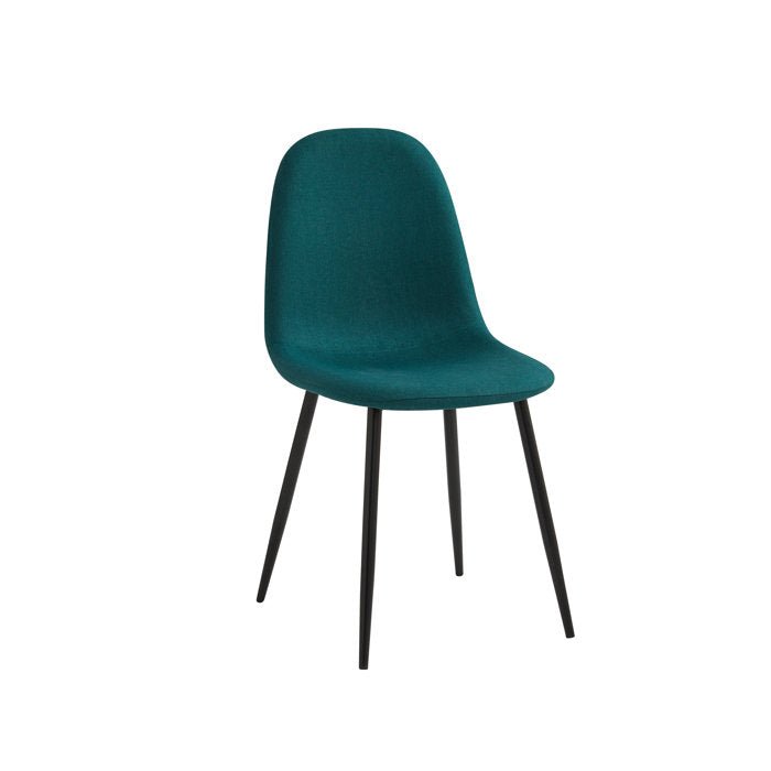 Fabric Metal Side Dining Chair - From Where - 