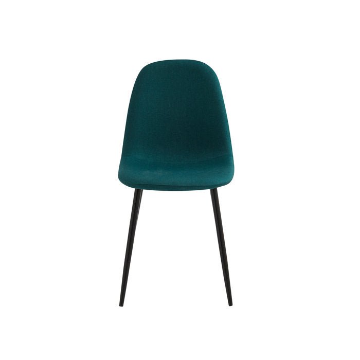 Fabric Metal Side Dining Chair - From Where - 