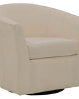 Fabric Swivel Club Chair - From Where - 