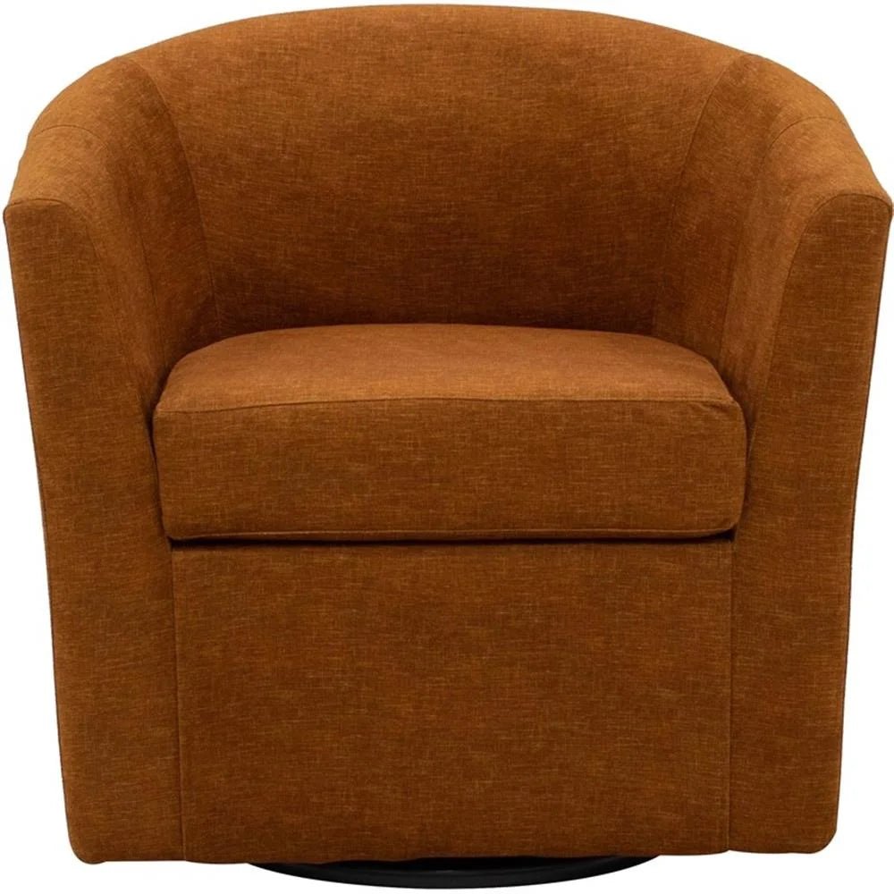 Fabric Swivel Club Chair - From Where - 