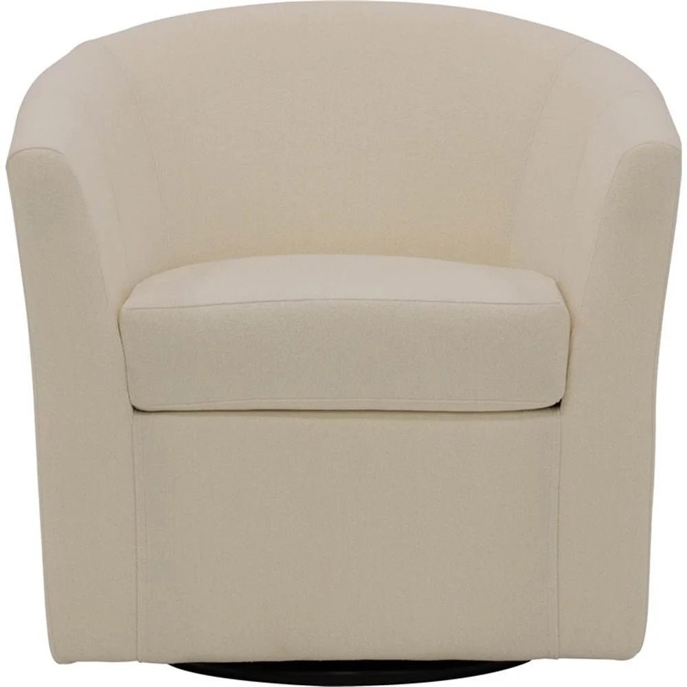 Fabric Swivel Club Chair - From Where - 