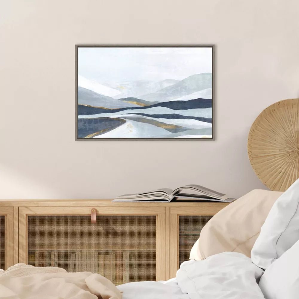 Far Away Land Framed Canvas - From Where - 