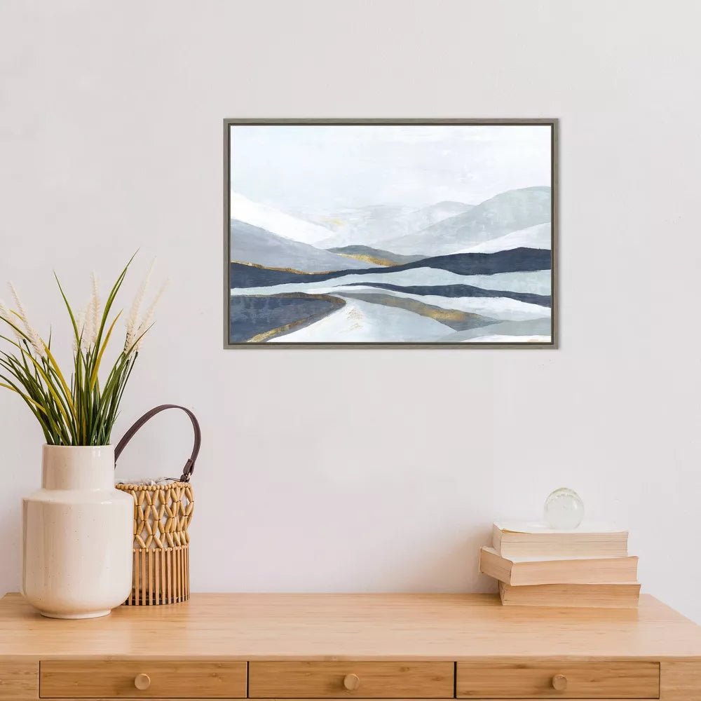 Far Away Land Framed Canvas - From Where - 