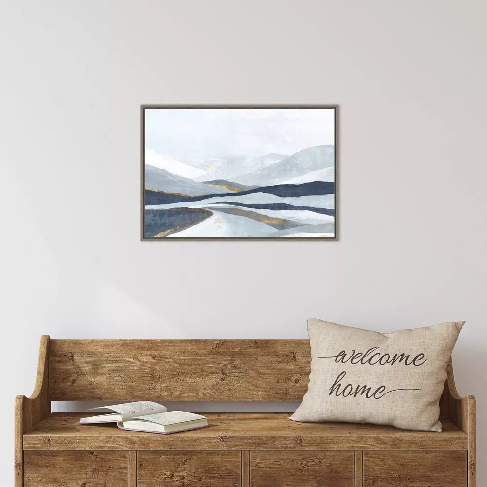 Far Away Land Framed Canvas - From Where - 